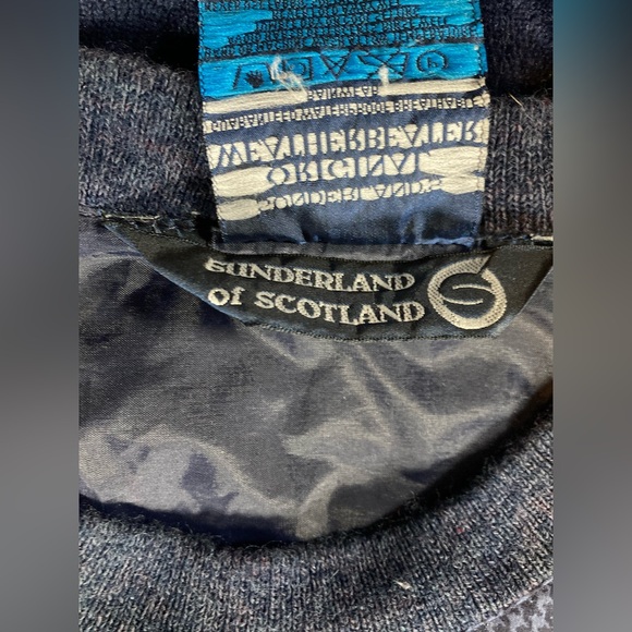 Vintage Sunderland of Scotland Original Weatherbeater, Blue/Black/Gray, size L - Picture 3 of 5